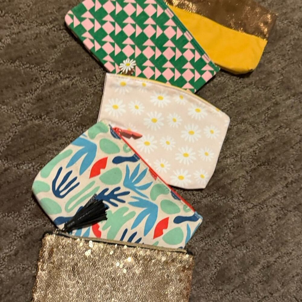iPSY Make Up Bag Bundle of 5 bags, IPSY